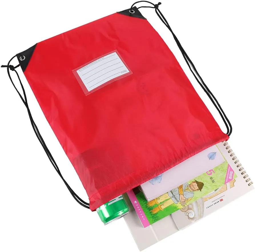 40 Drawstring Backpack Bags, 10 Colors, load15laptop, A4 Book for working Gym and Sports