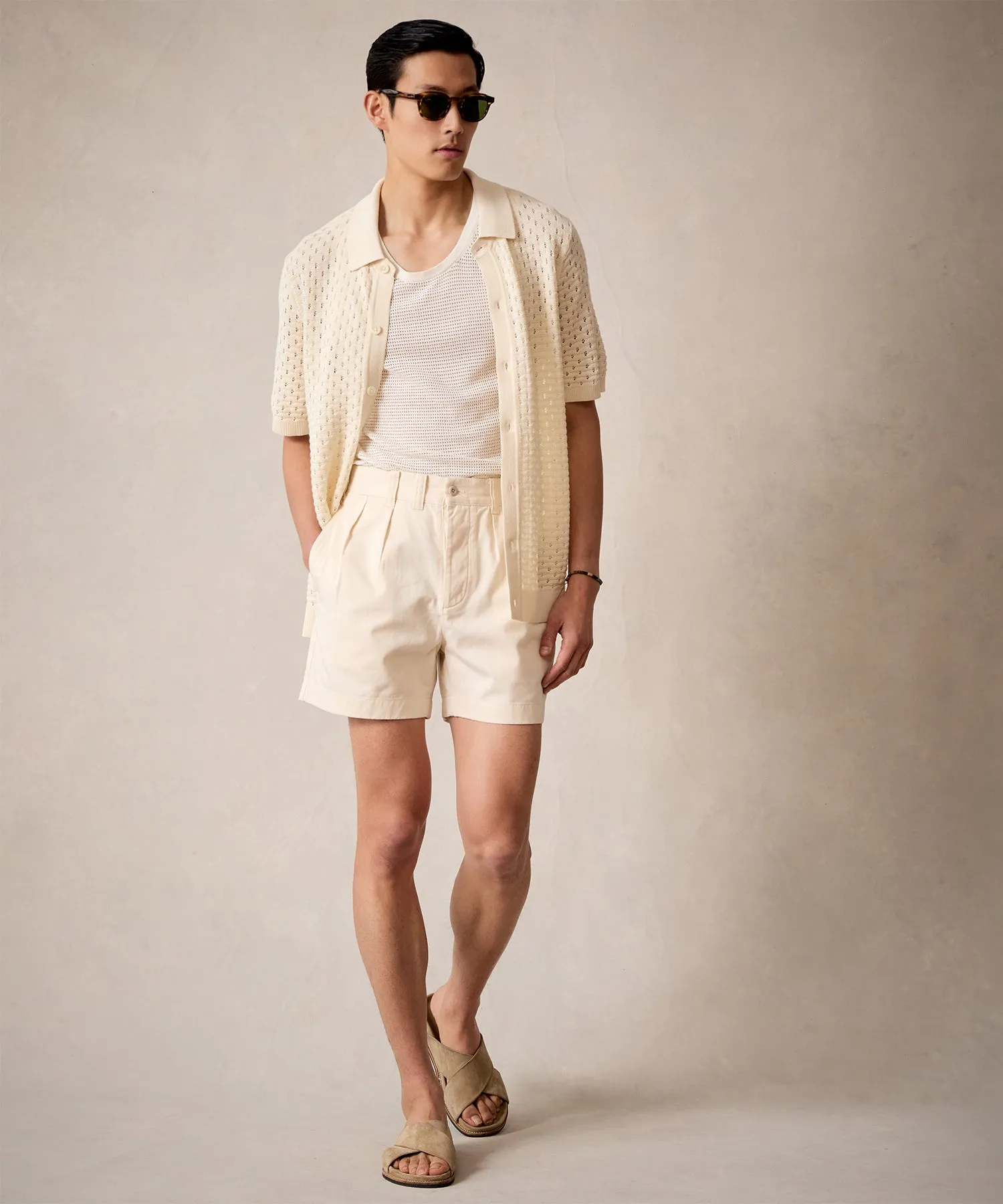 5" Officer Short in Canvas