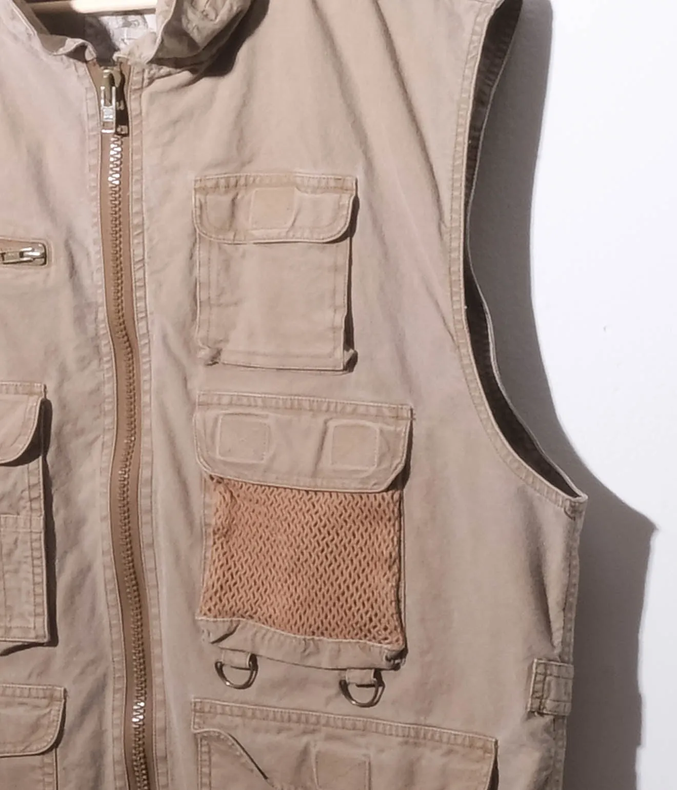 90's Banana Republic Safari Vest (Khaki)