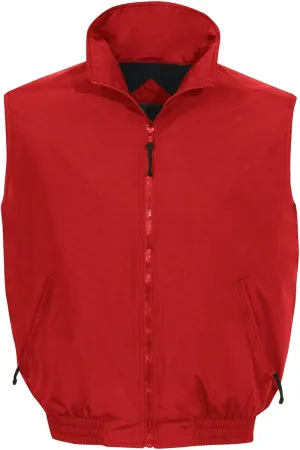AFC Men's Windproof Nylon Vest Fleece Lined Performance Coat