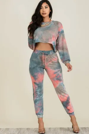 Anela Tie Dye Jogger Set