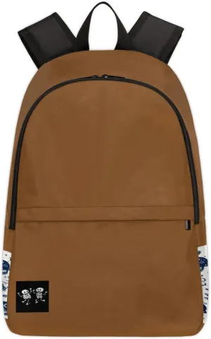 Backpack Casual Backpack for Men and Women Carry on Backpack Travel Backpack for Men Large Capacity Skull Backpacks Lightweight Laptop Backpack Premium Business Backpack Simple Daypack Backpacks,Brown