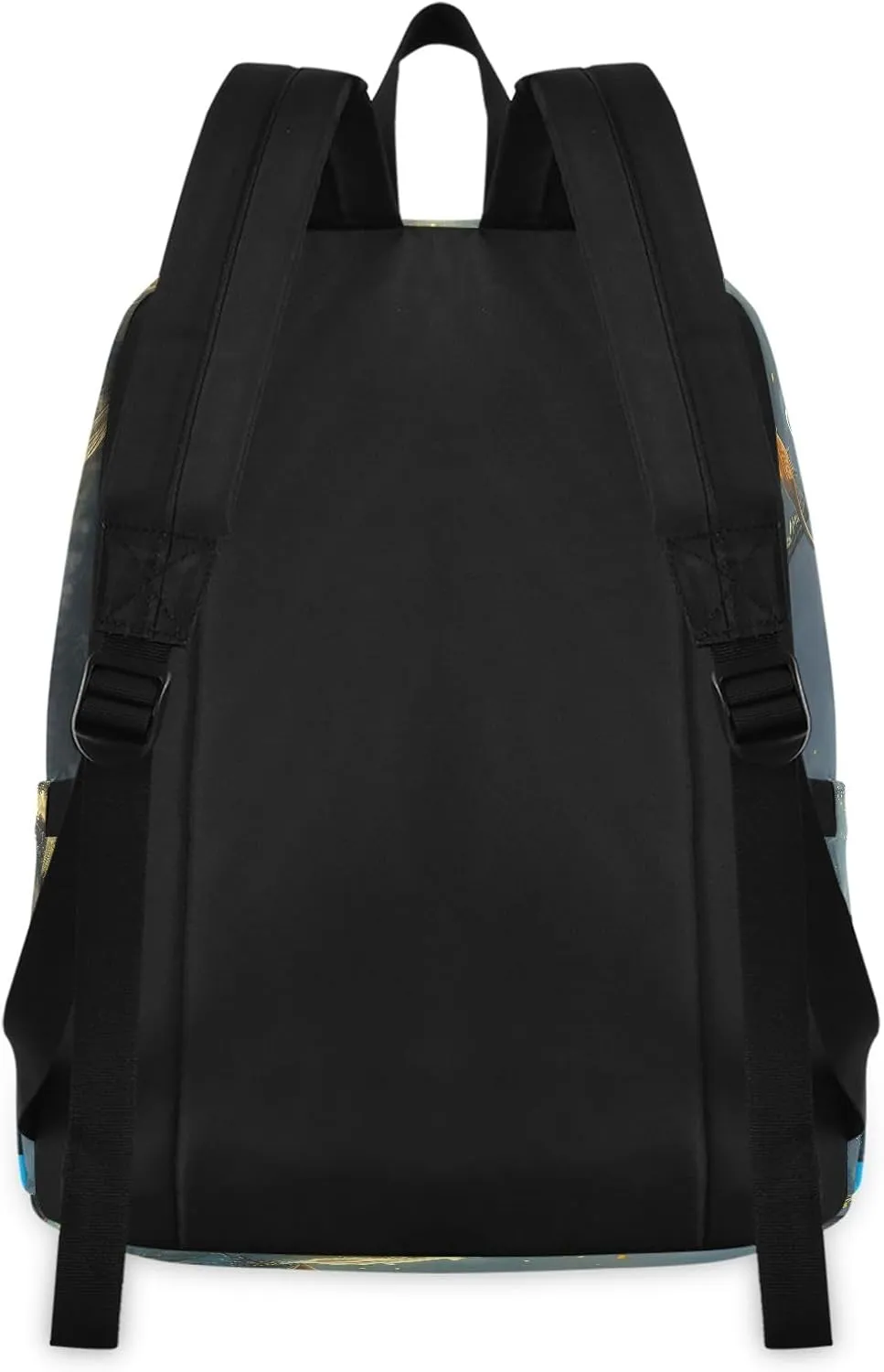 Beautiful Fairy with Wings Childrens Backpacks Large Waterproof Lunch Bag, Girls Backpack Elementary School
