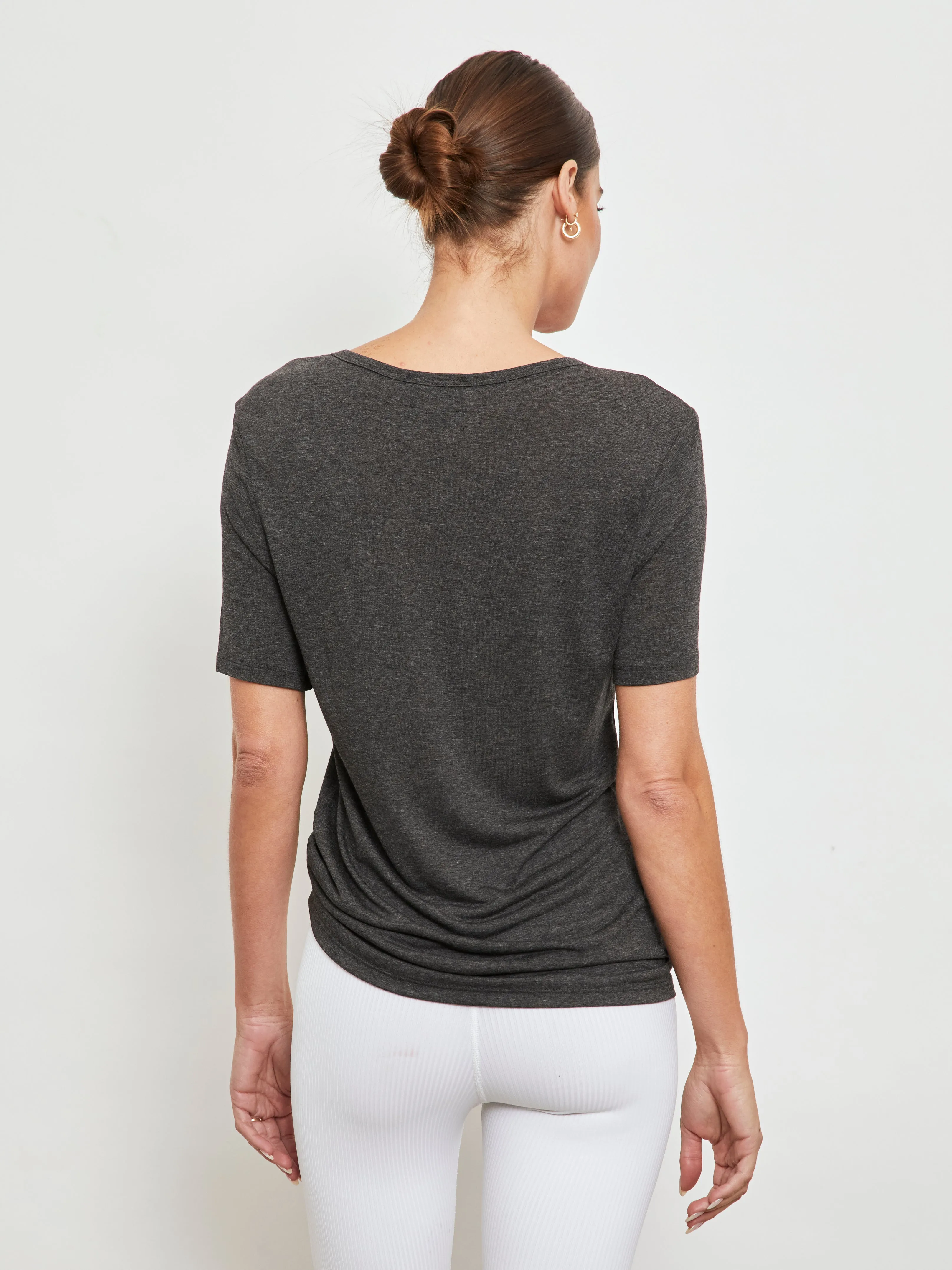 Boyfriend Tee - Charcoal