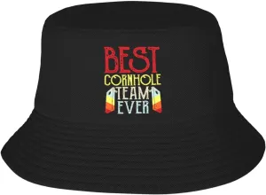 Bucket Hats Fashion Sun Cap Packable Outdoor Fisherman Hat for Women and Men Cornhole Champion 5 Bucket Hats