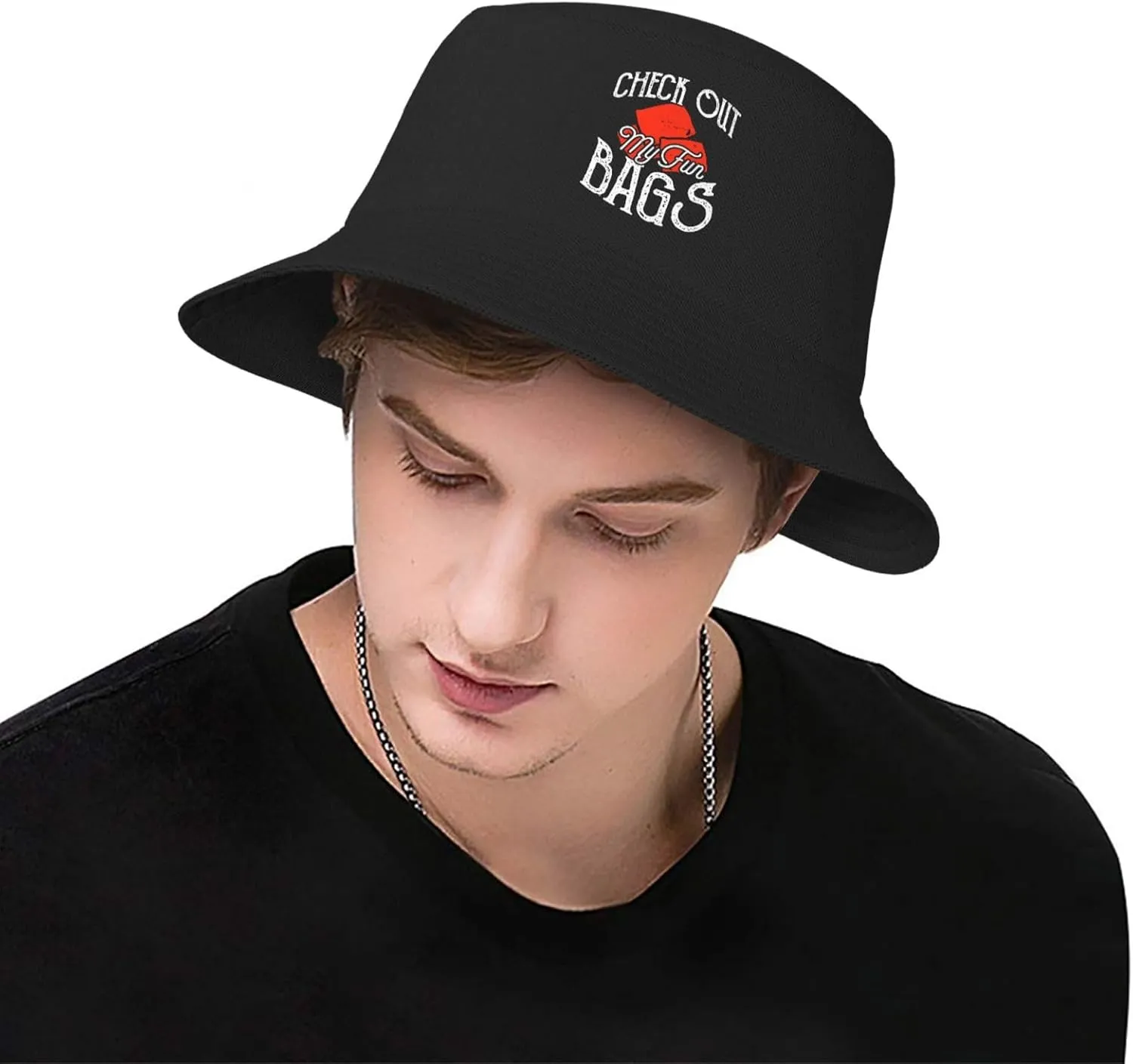 Bucket Hats Fashion Sun Cap Packable Outdoor Fisherman Hat for Women and Men Cornhole Champion 5 Bucket Hats