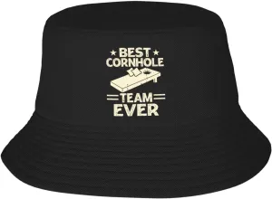 Bucket Hats Fashion Sun Cap Packable Outdoor Fisherman Hat for Women and Men Cornhole Champion 5 Bucket Hats