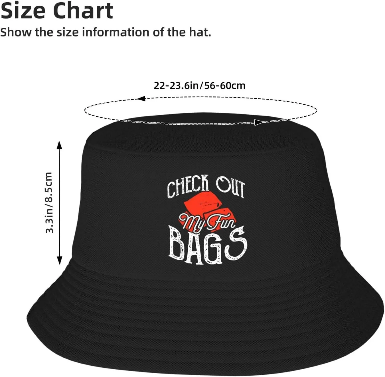 Bucket Hats Fashion Sun Cap Packable Outdoor Fisherman Hat for Women and Men Cornhole Champion 5 Bucket Hats
