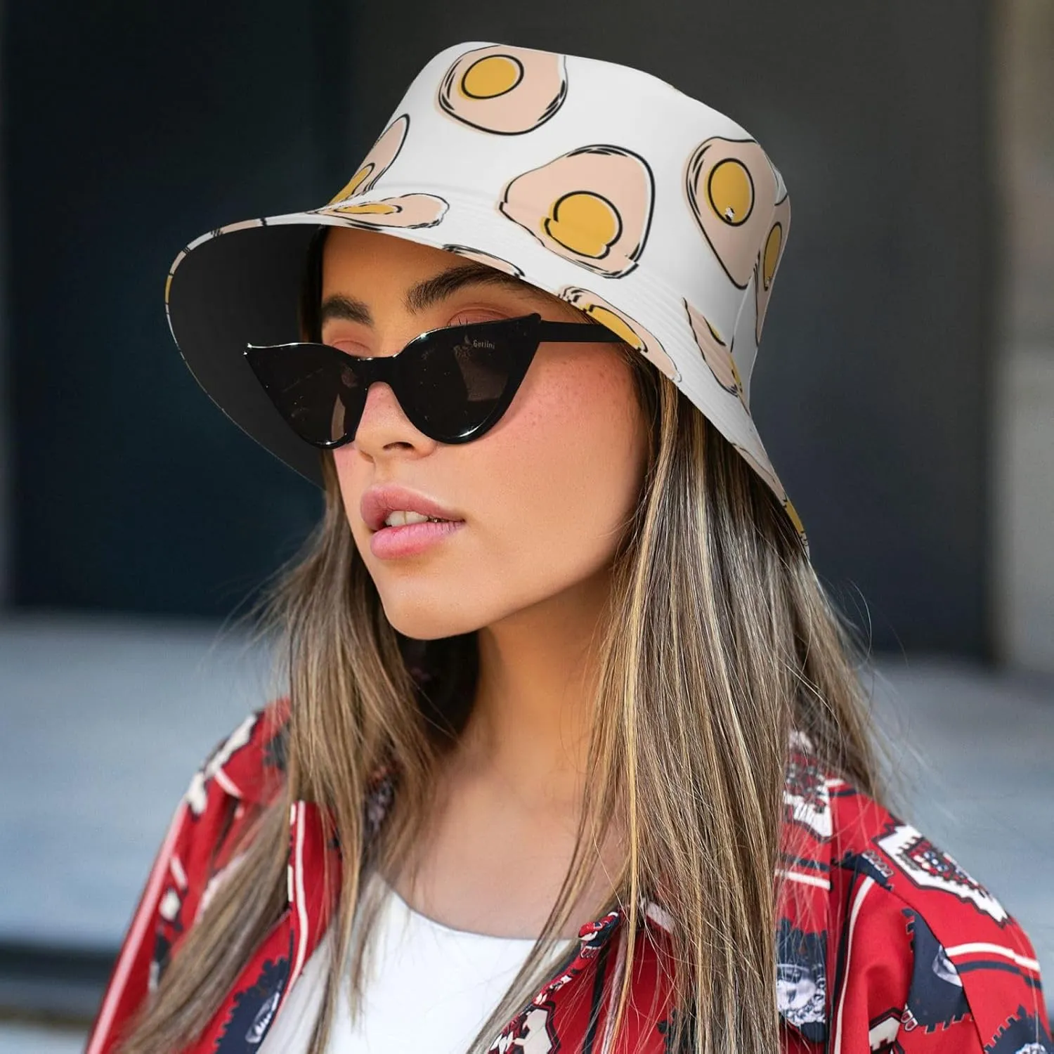 Bucket Hats for Woman Men Reversible Womens Mens Sun Golf Bucket Hat Casual Travel Beach Fishing Cap Outdoor Fisherman Caps