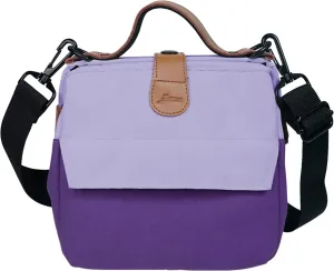 Camera Bag for Photographers, Small Camera Shoulder Bag Case with Removal Straps, Waterproof Anti-Shock DSLR SLR Mirrorless Camera Storage Holder Crossbody Photography Accessories - purple