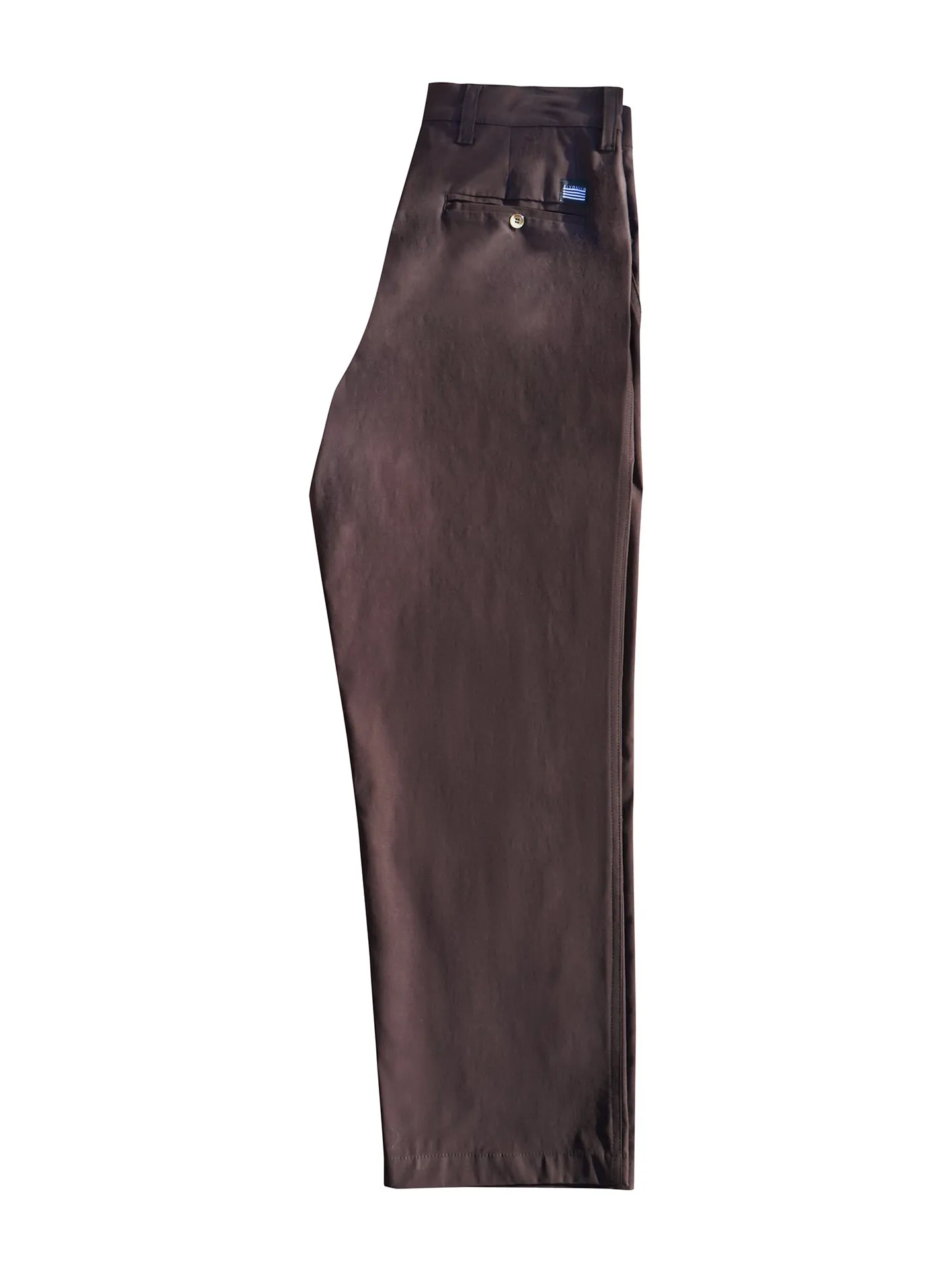 Chocolate Pleated Chino