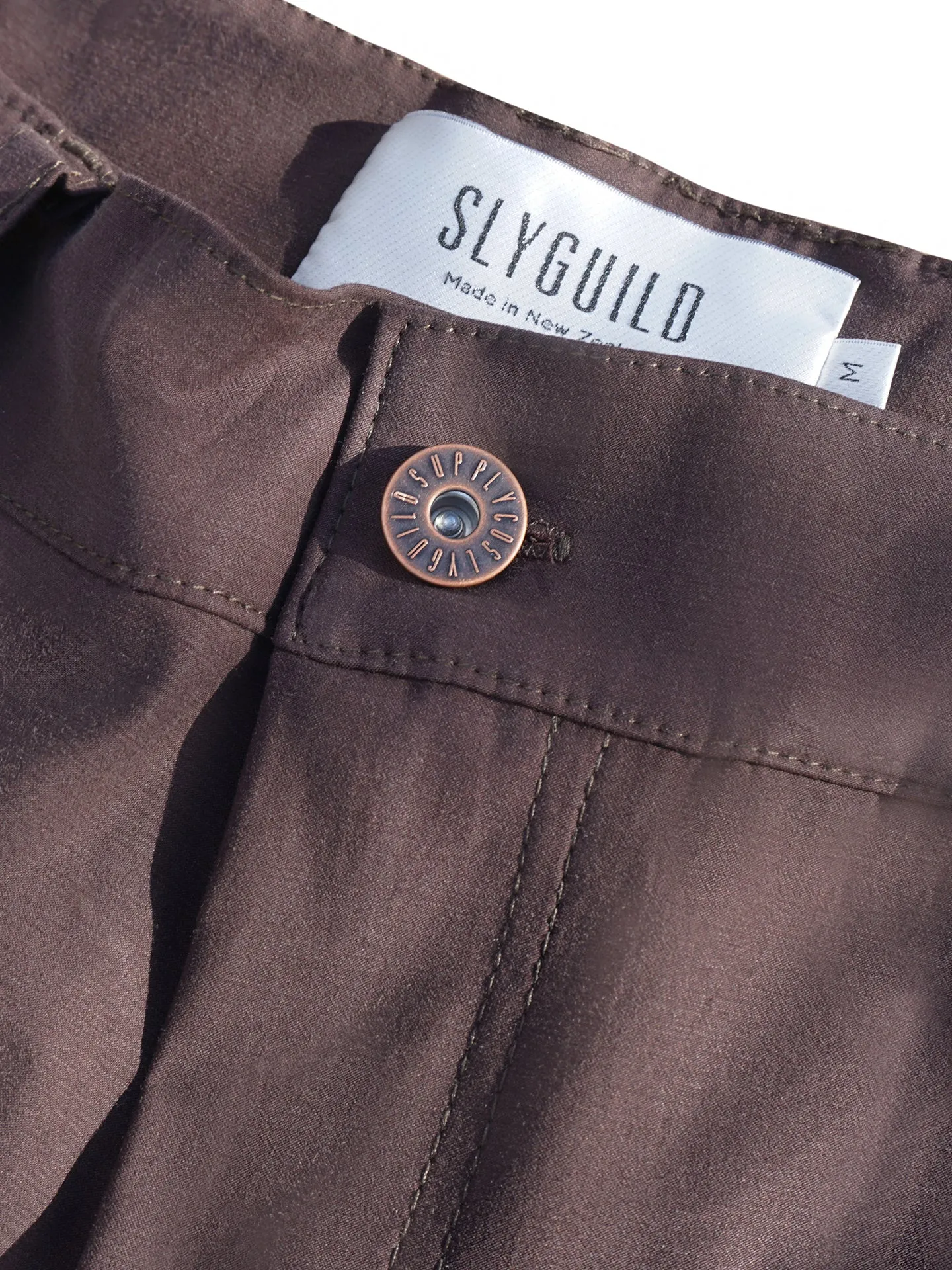 Chocolate Pleated Chino