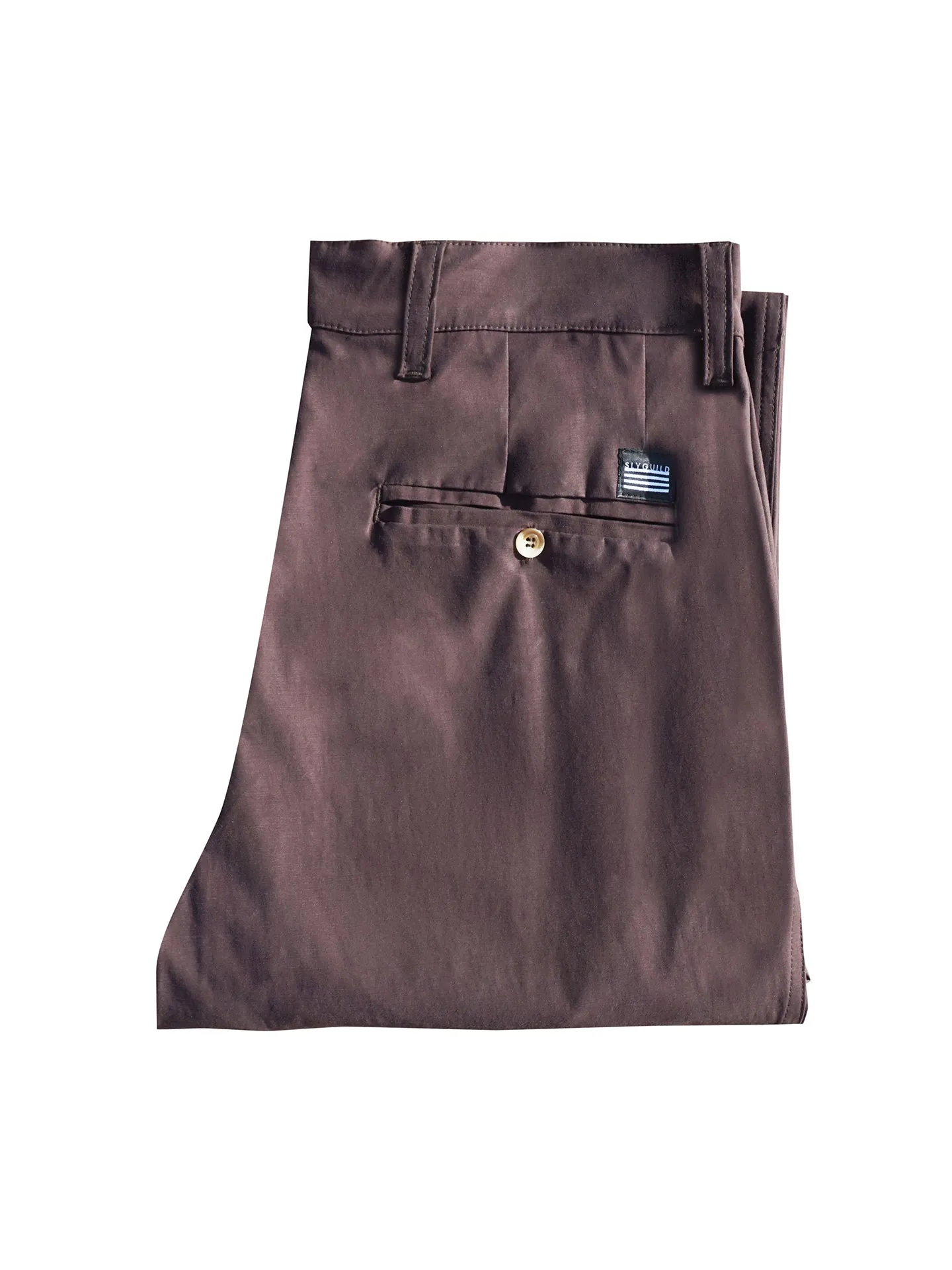 Chocolate Pleated Chino