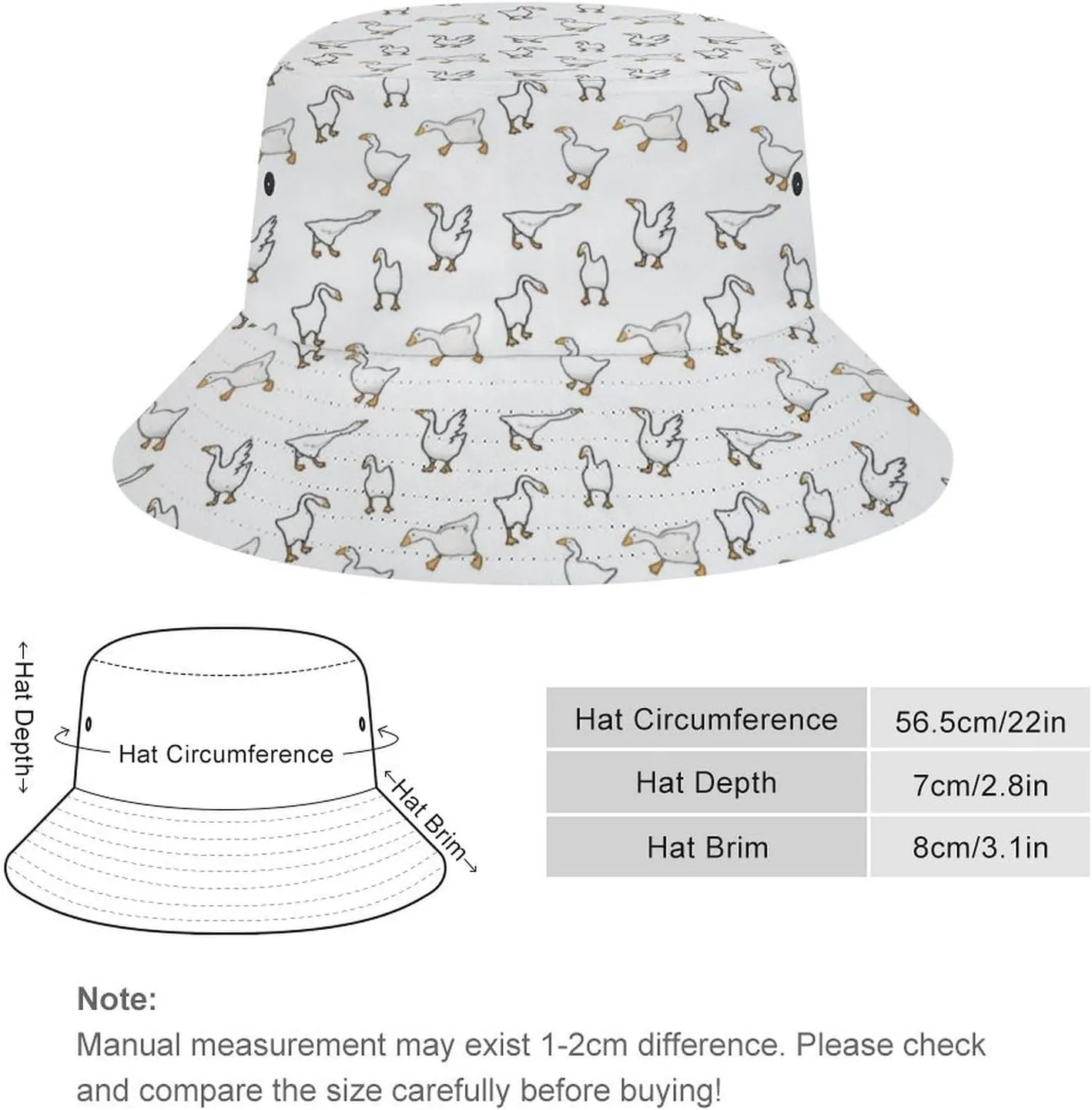 Colorful Owl Head Bucket Hat for Men Women Packable Fisherman Hat Sun Cap Outdoor Travel Beach Caps