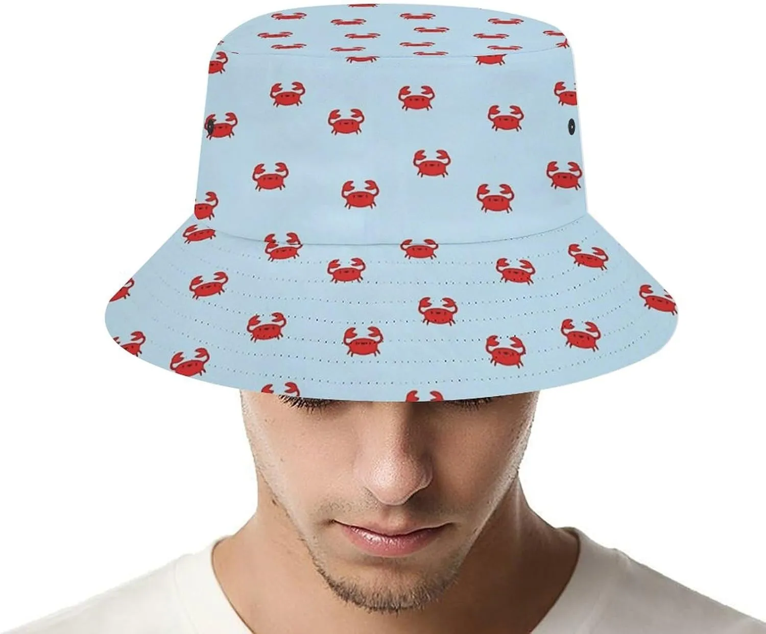Colorful Owl Head Bucket Hat for Men Women Packable Fisherman Hat Sun Cap Outdoor Travel Beach Caps