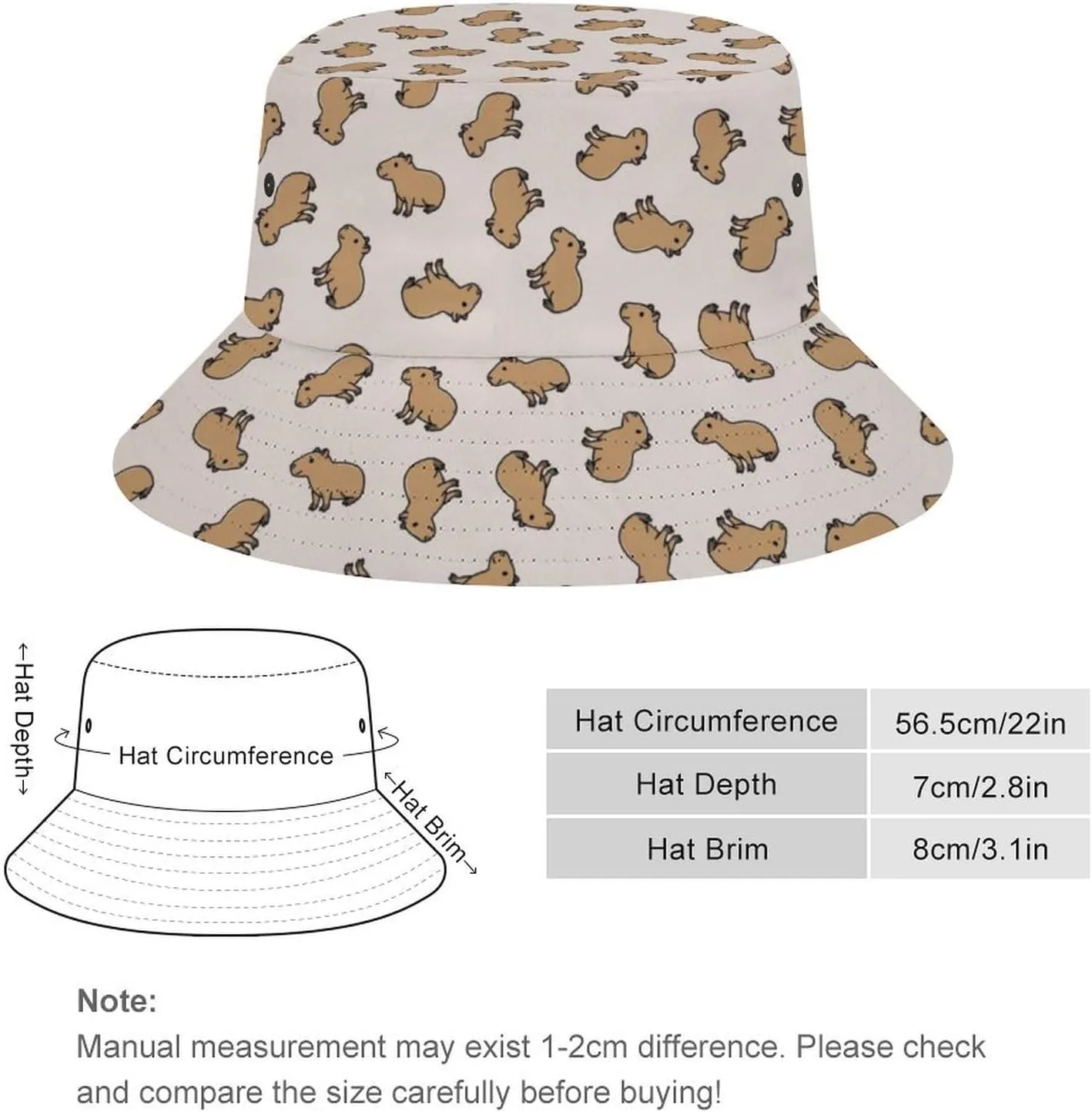 Colorful Owl Head Bucket Hat for Men Women Packable Fisherman Hat Sun Cap Outdoor Travel Beach Caps