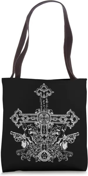 Cool Christianity Cross Tote Bag