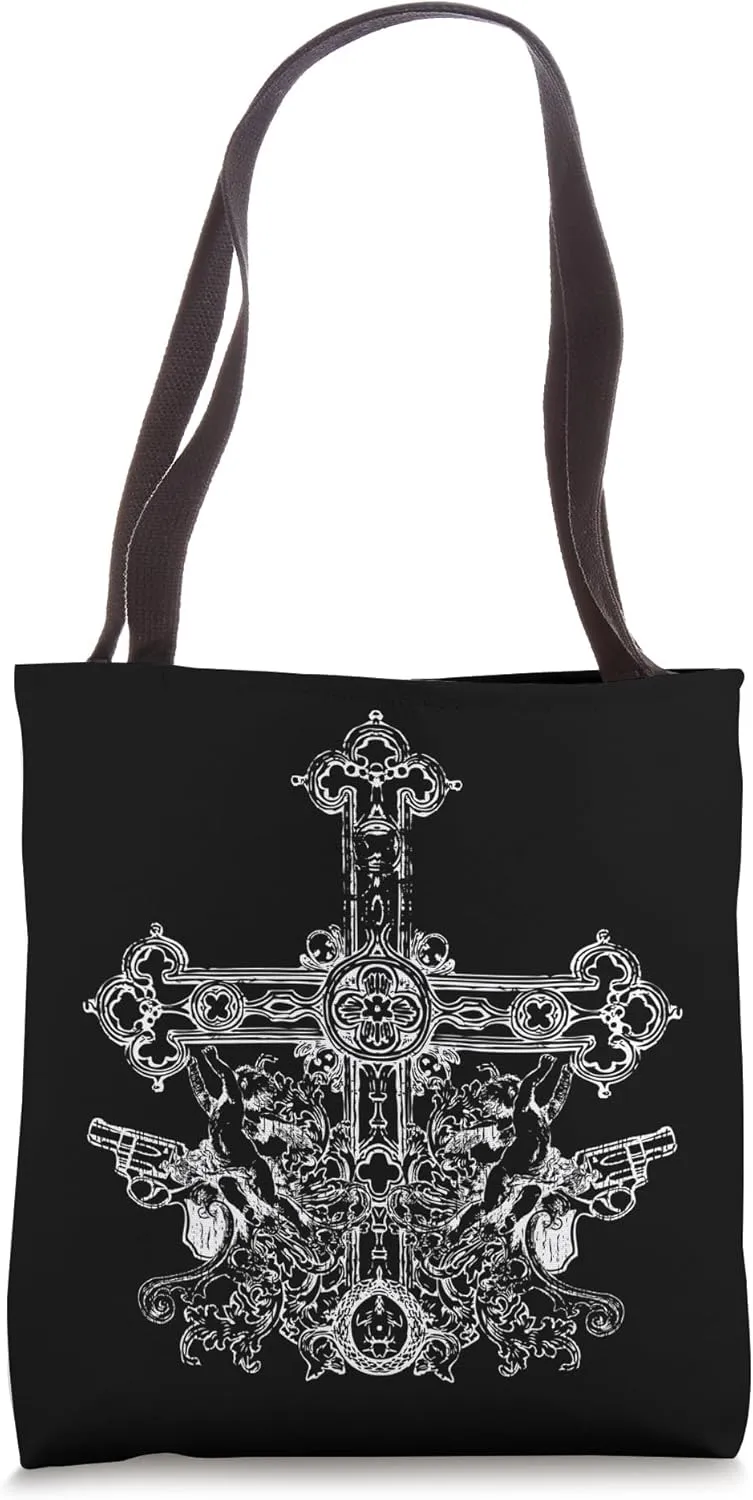 Cool Christianity Cross Tote Bag