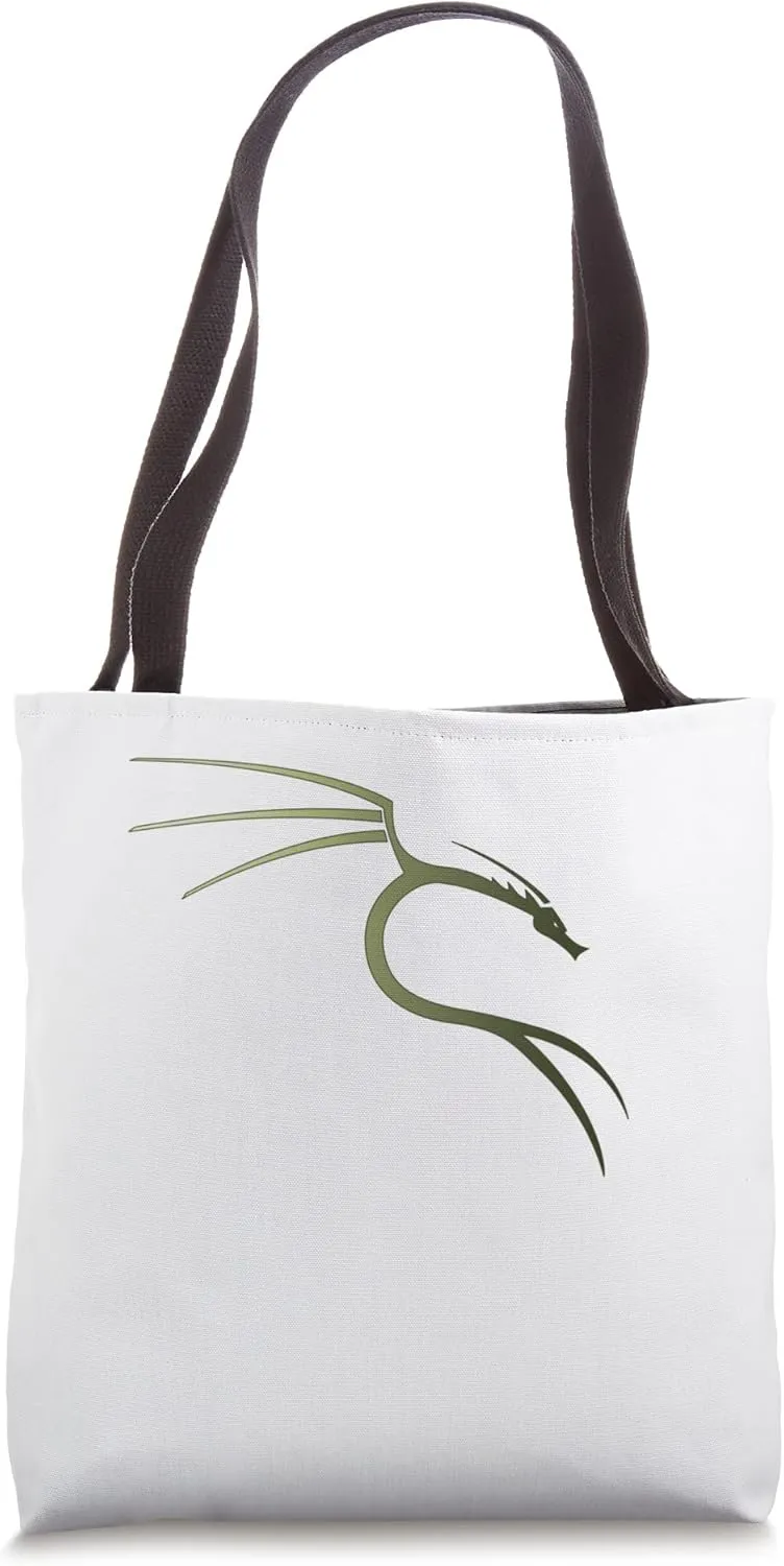 Cool Green Kali Linux logo Tote Bag