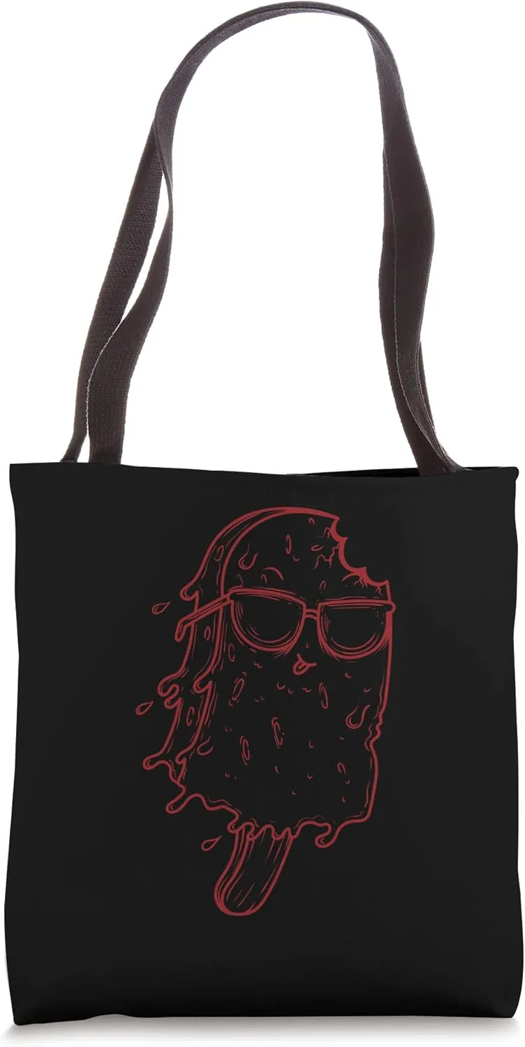 cool Popsicle with Tongue Tote Bag