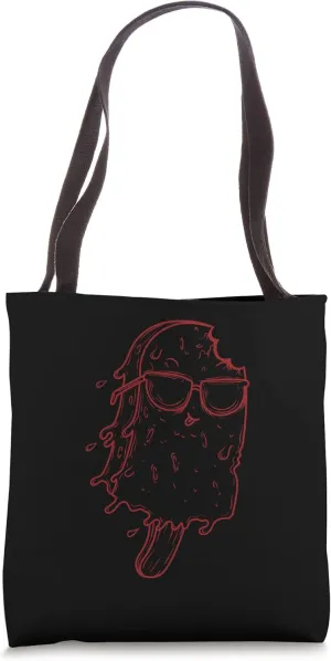 cool Popsicle with Tongue Tote Bag