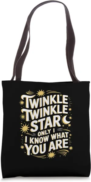Cool Twinkle Little Star Reveal Keeper Tote Bag