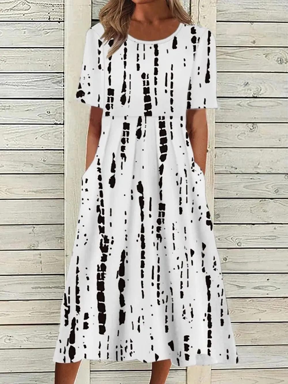 Costaric Womens Bohemian Floral Print Maxi Dress Summer Casual Loose Fit Flowy Dresses with Pockets