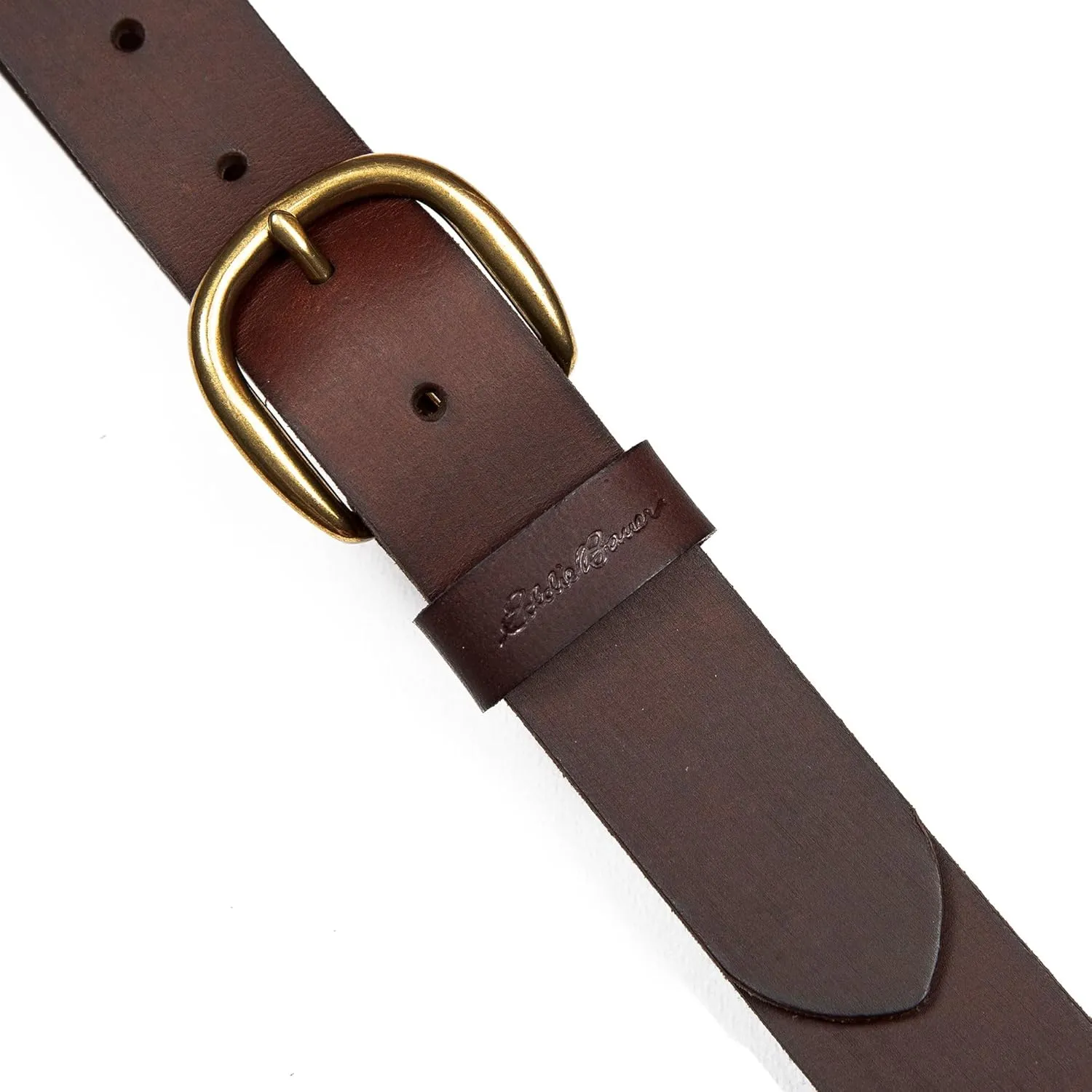 Eddie Bauer Women's Casual Leather Belts with Durable Metal Buckle