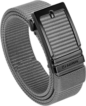 FAIRWIN Men's Ratchet Belt - Nylon Web Work Belt with Automatic Buckle, Adjustable for Jeans, Pants, Golf, and Everyday Use