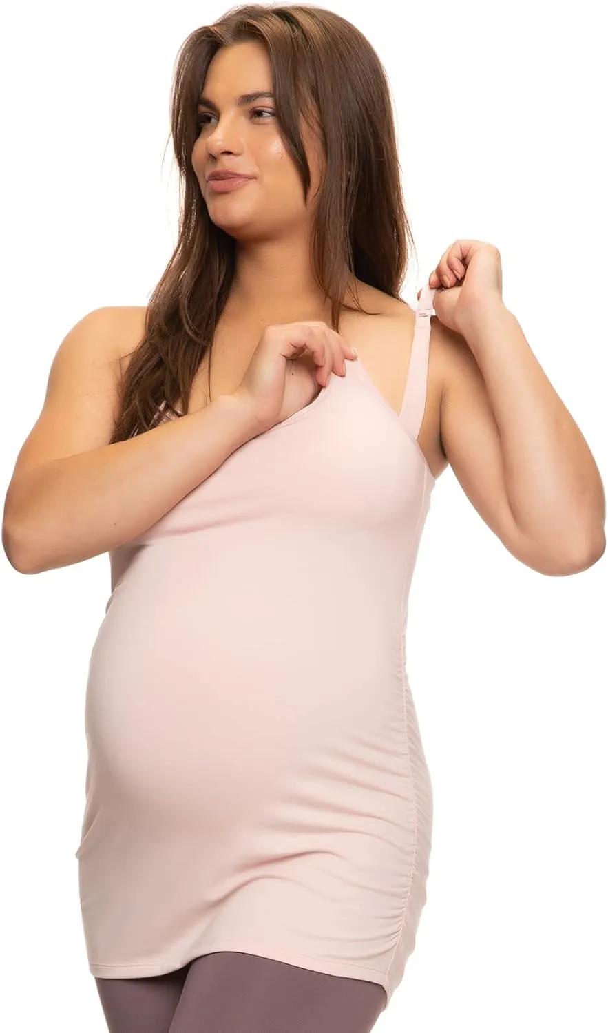 Felina | Cotton Modal Maternity Cami with Nursing Clips
