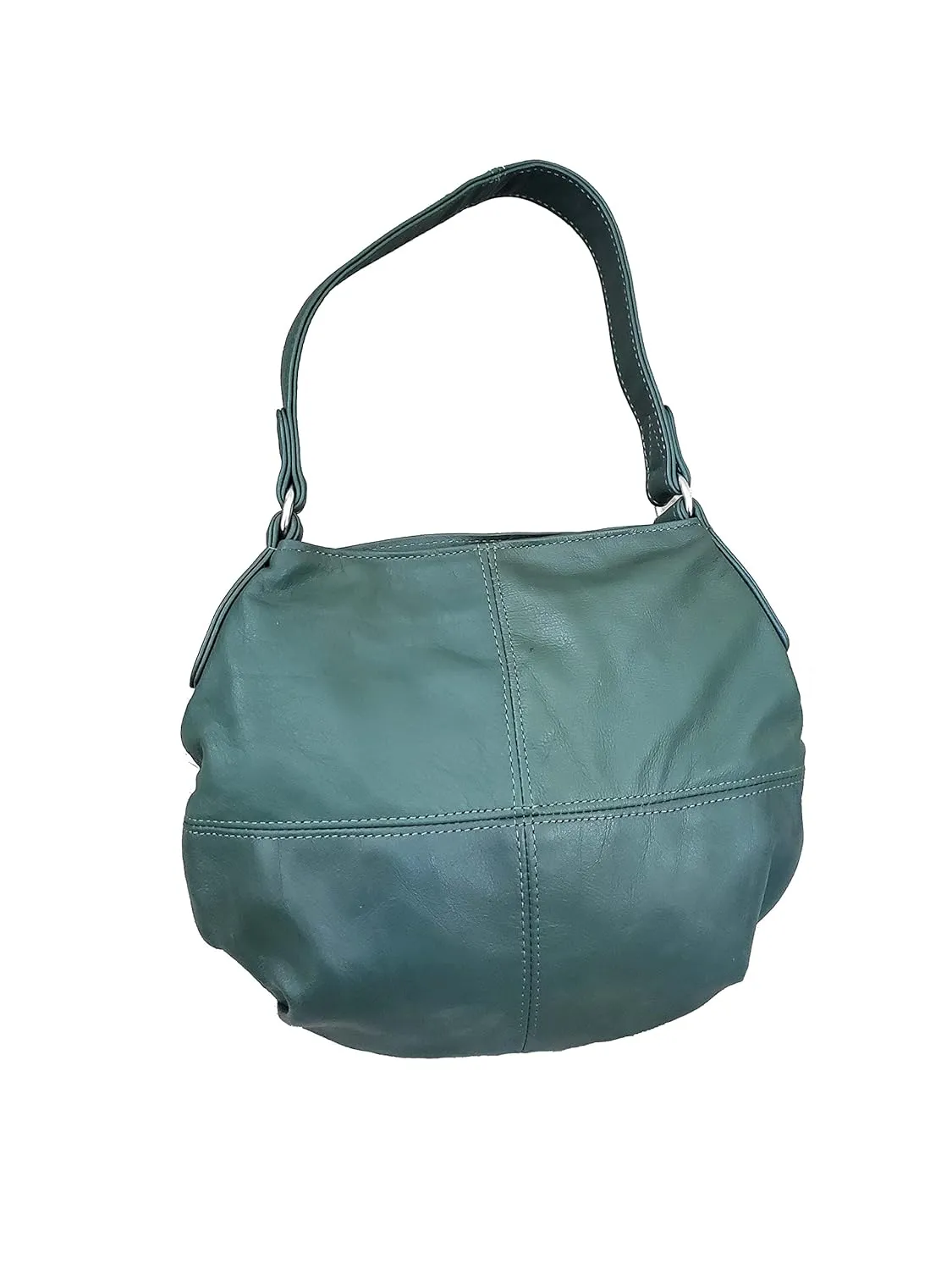 Fgalaze Green Leather Bag for Women, Hobo Fashion Bags, Aida