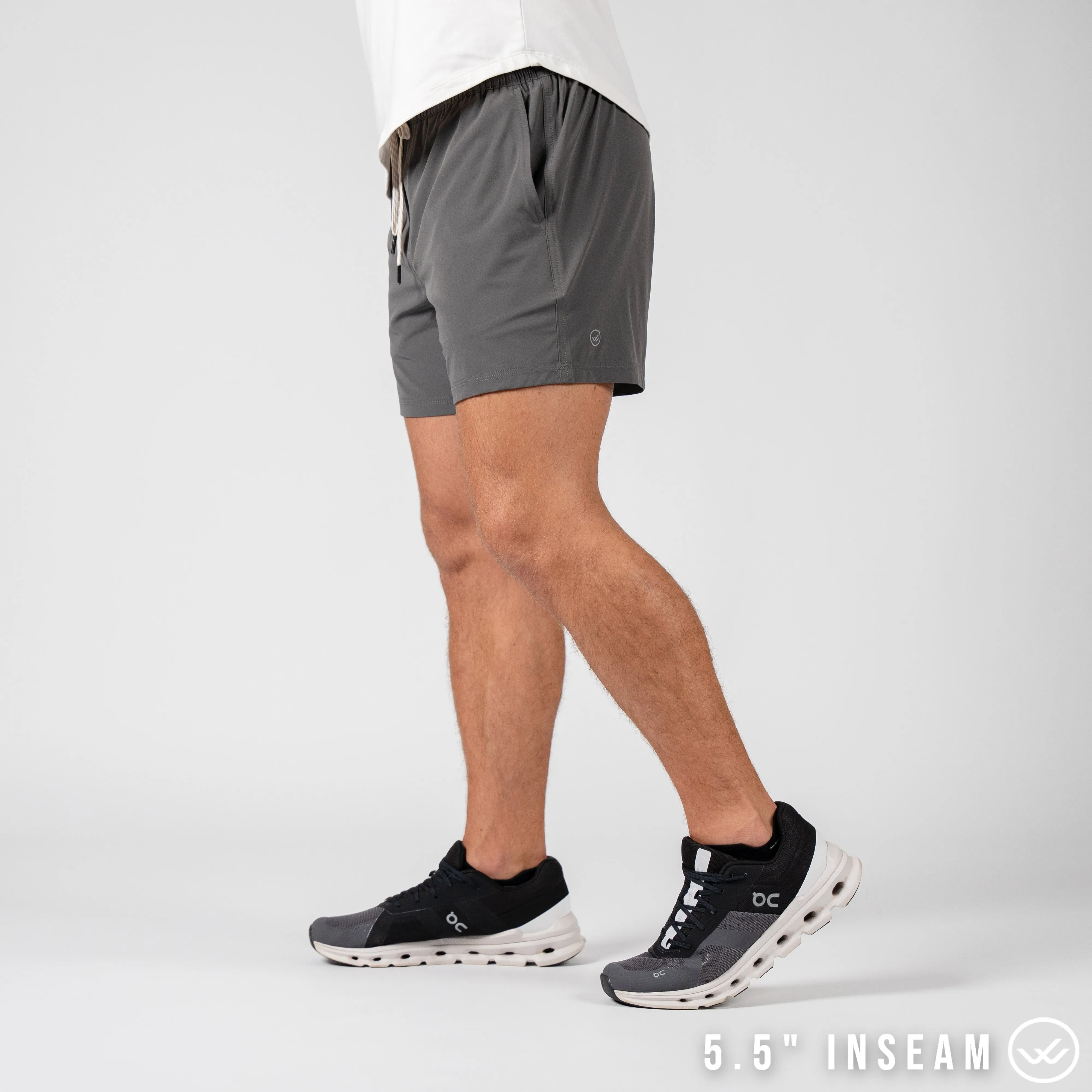 Flow 2.0 Mod Short (Athletic) - Charcoal 5.5" & 7"