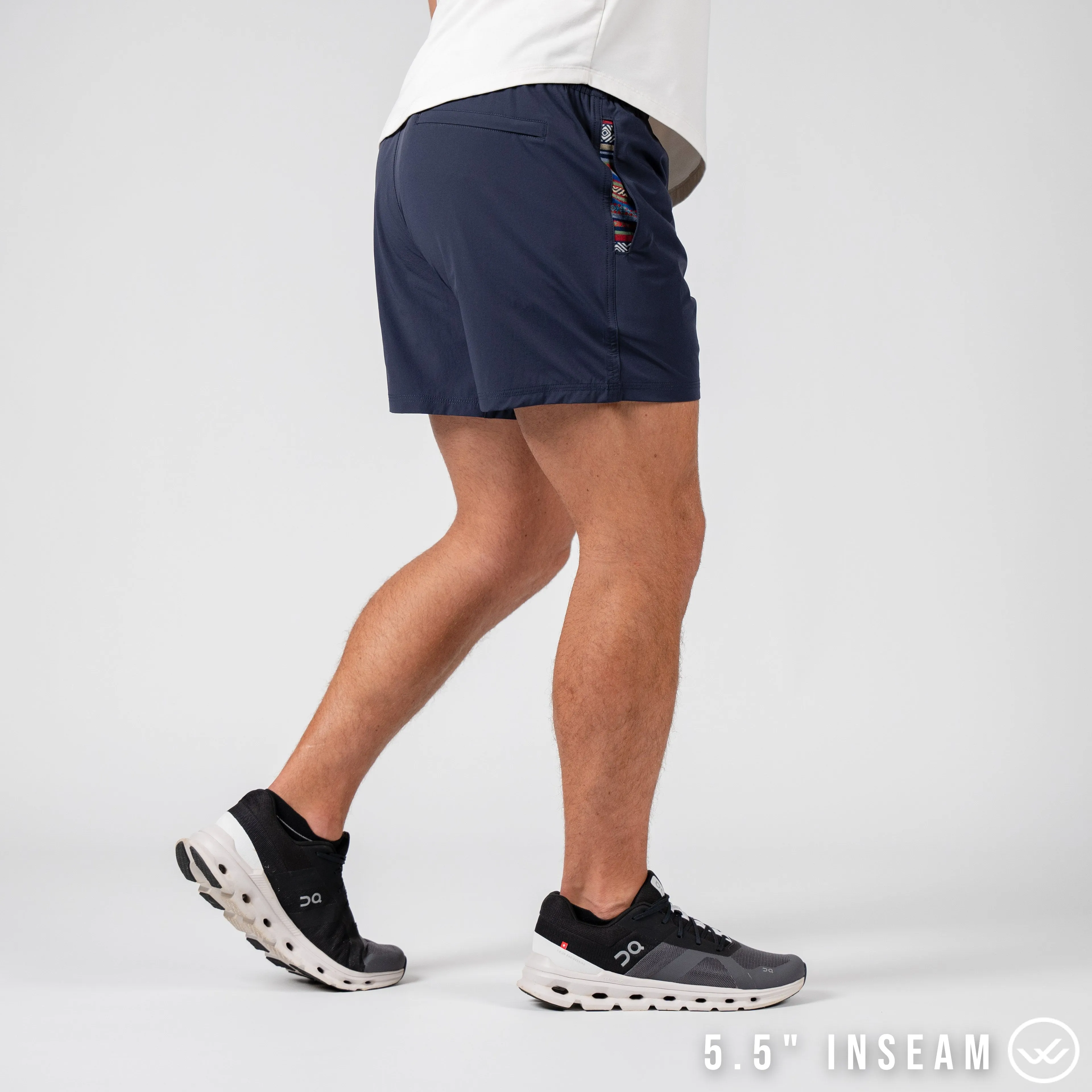 Flow 2.0 Short (Athletic) - Midnight Blue 5.5" & 7"
