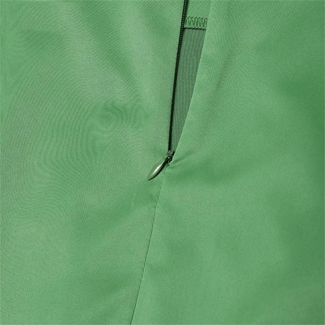 Fnfmrfmr Women High Waist Long Skirt Solid Pleated Zipper A Line Party Office Lady Work Skirts