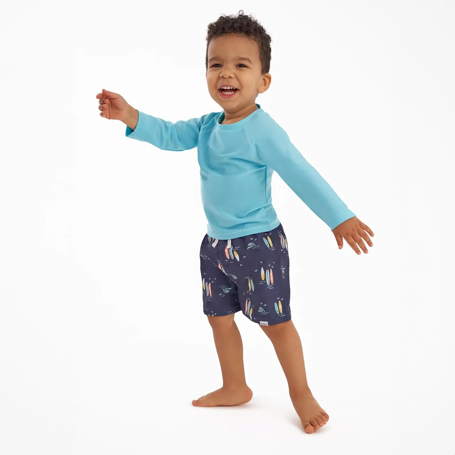 Gerber Baby Boys' Toddler 2-Pack Swim Trunks