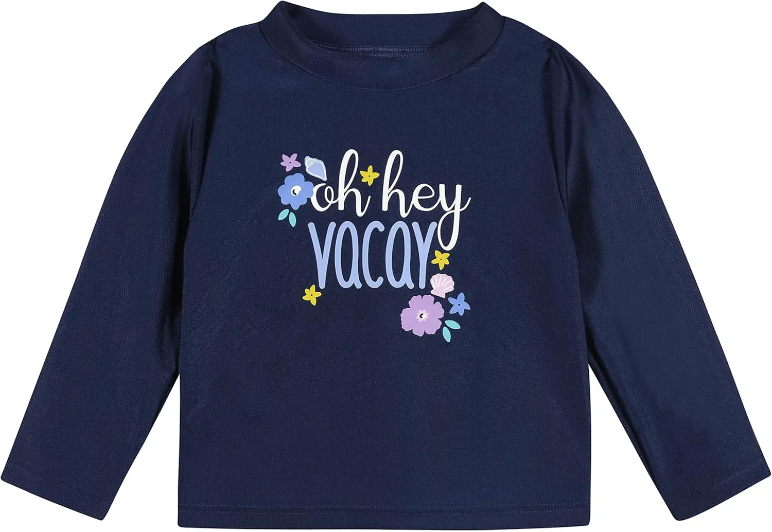 Gerber Baby Girls' Baby Toddler Long Sleeved Rashguard Swim Bathing Suit Set