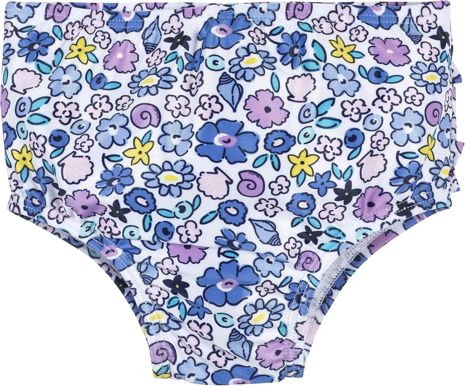 Gerber Baby Girls' Baby Toddler Long Sleeved Rashguard Swim Bathing Suit Set
