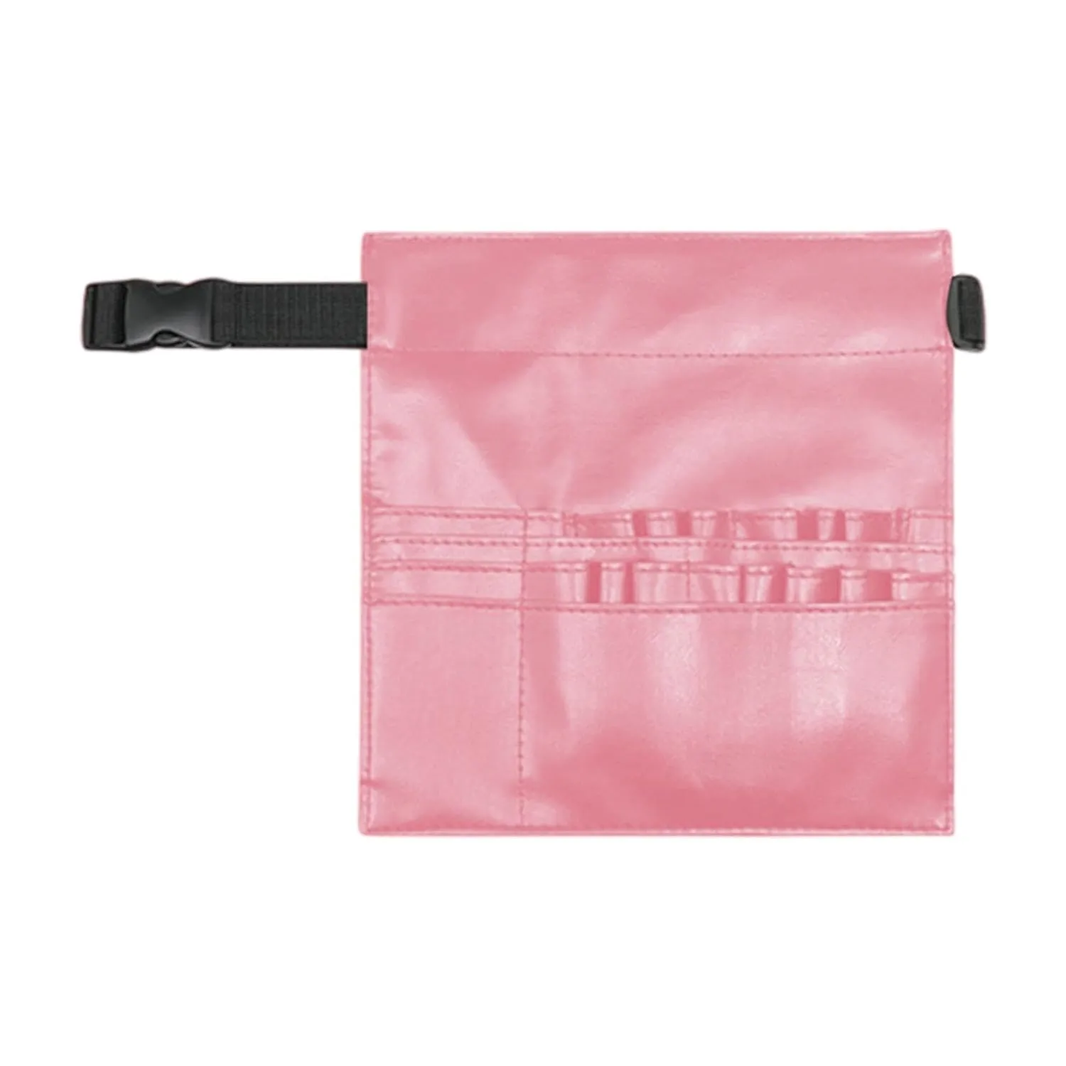 Haircut Tools Scissors Storage Bag, Barber Waist Pouch PU Leather Versatile Hair Combs Organizer for Comb Clips Shear, Pink