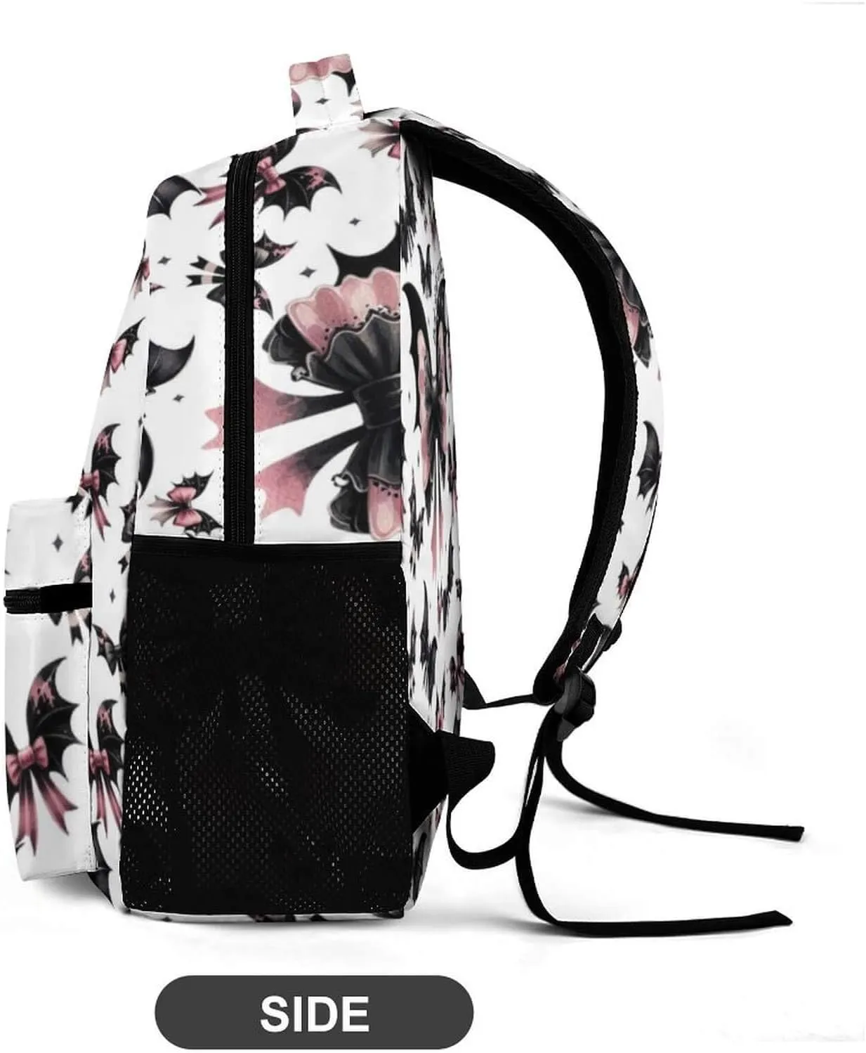 Halloween Backpack for Kids Girls Boys School, 16 Inches Cool Halloween Theme Bookbag, Adjustable, Lightweight, Large Capacity, Colorful Halloween Backpack for School