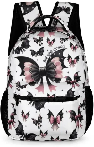 Halloween Backpack for Kids Girls Boys School, 16 Inches Cool Halloween Theme Bookbag, Adjustable, Lightweight, Large Capacity, Colorful Halloween Backpack for School