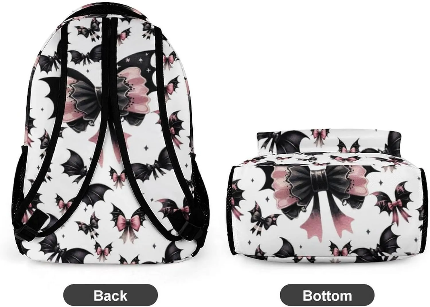 Halloween Backpack for Kids Girls Boys School, 16 Inches Cool Halloween Theme Bookbag, Adjustable, Lightweight, Large Capacity, Colorful Halloween Backpack for School
