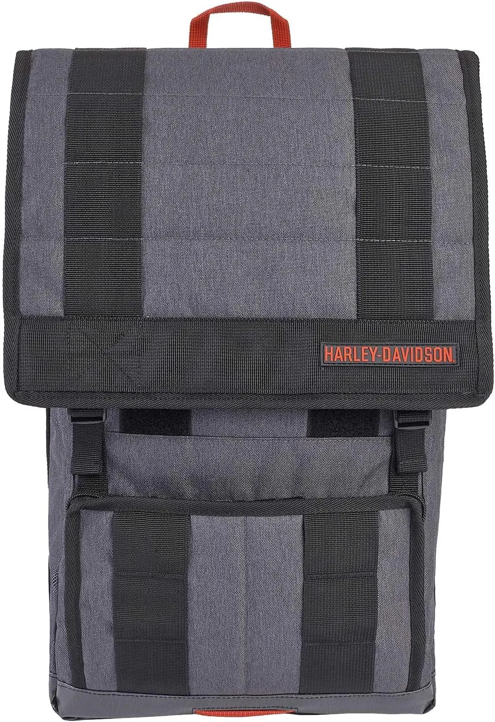 Harley-Davidson Commuter H-D Slim Flap Closure Backpack - Heather Gray