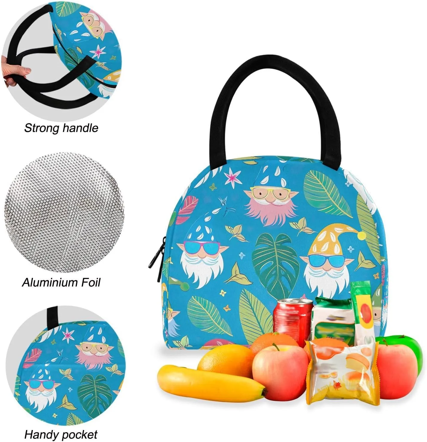 Hawaiian Gnome Childrens Backpacks Cooler Backpack Waterproof, Travel Backpack for Kids