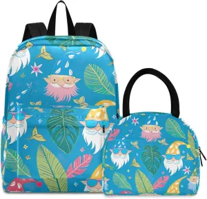 Hawaiian Gnome Childrens Backpacks Cooler Backpack Waterproof, Travel Backpack for Kids