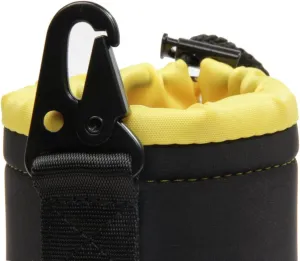 Hermitshell DSLR Camera Drawstring Lens Pouch Soft Bag Cover with Metal Clip Size S M L XL for Sony Canon Nikon Pentax Olympus Panasonic Lens Color: Black Yellow Size: 3 in 1(S   M   L)