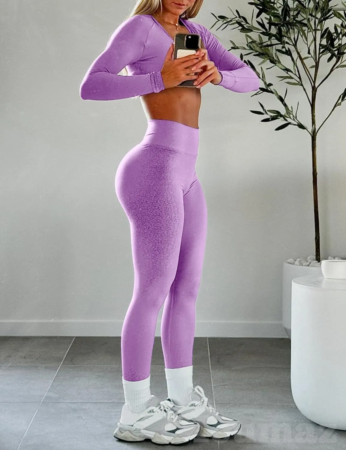 Ignite Scrunch Butt Lifting Leggings for Women Gym Workout Seamless Leggings Tummy Control Yoga Pants