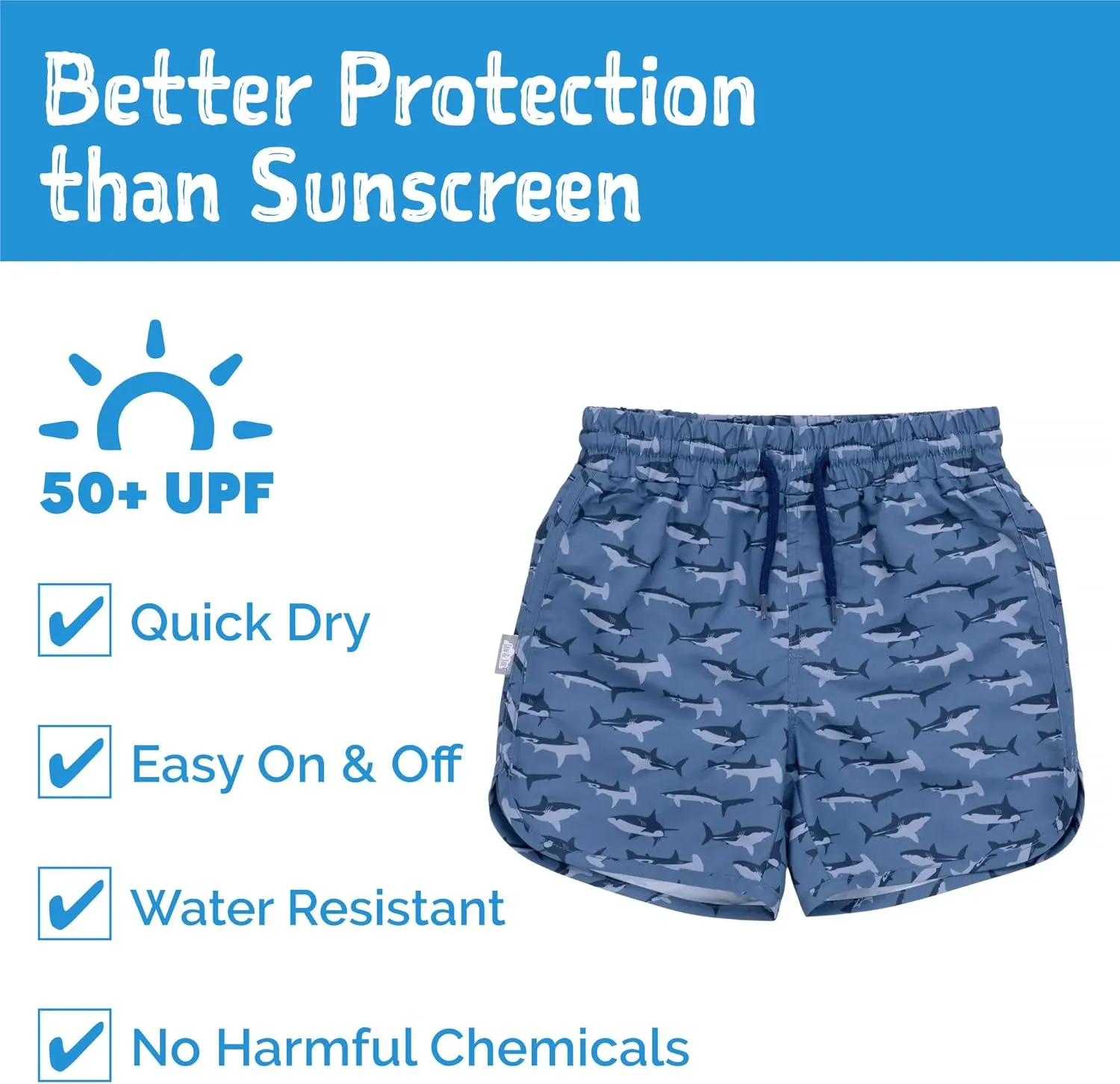 JAN & JUL UV Swim Shorts and Long Sleeve UV Shirt for Toddlers