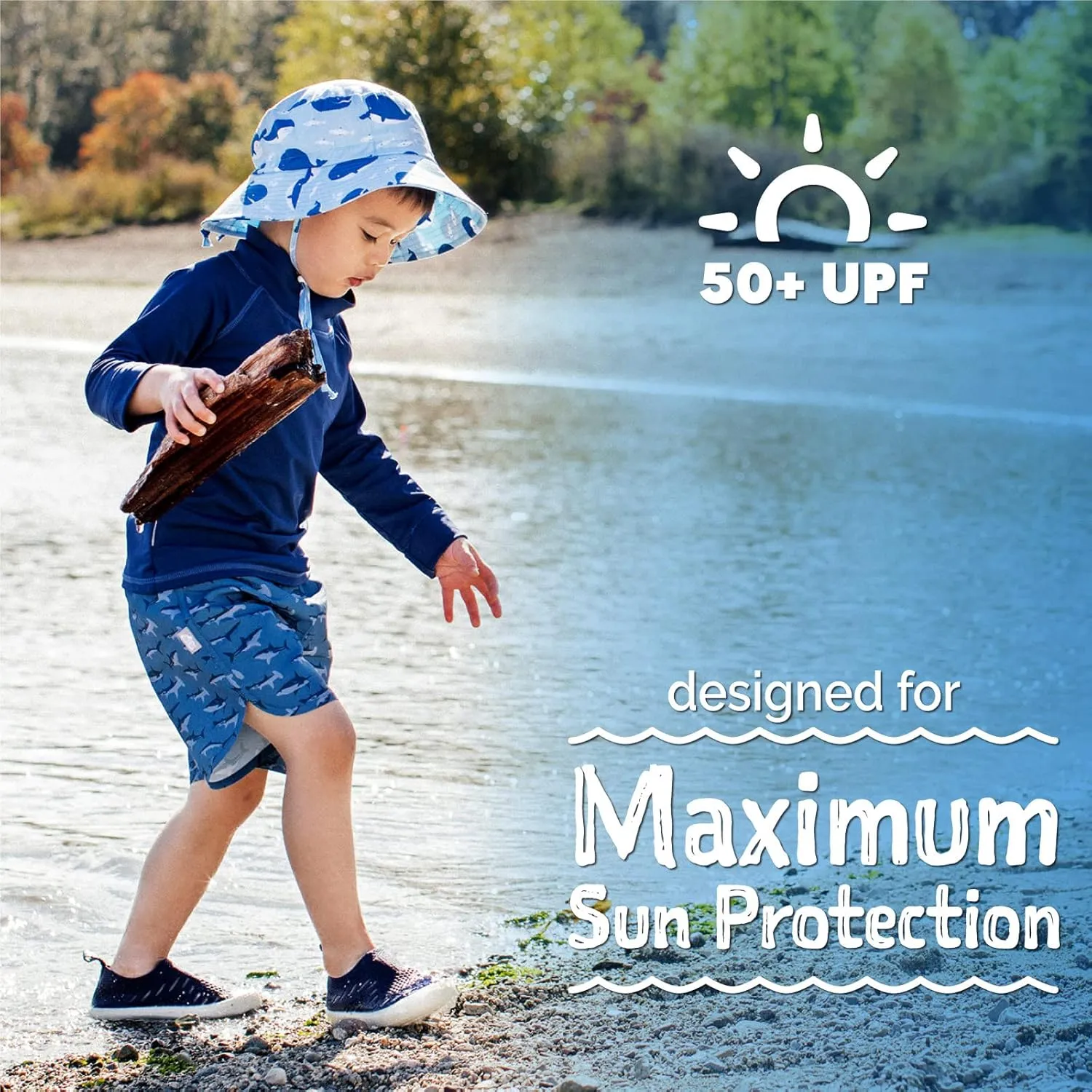 JAN & JUL UV Swim Shorts and Long Sleeve UV Shirt for Toddlers