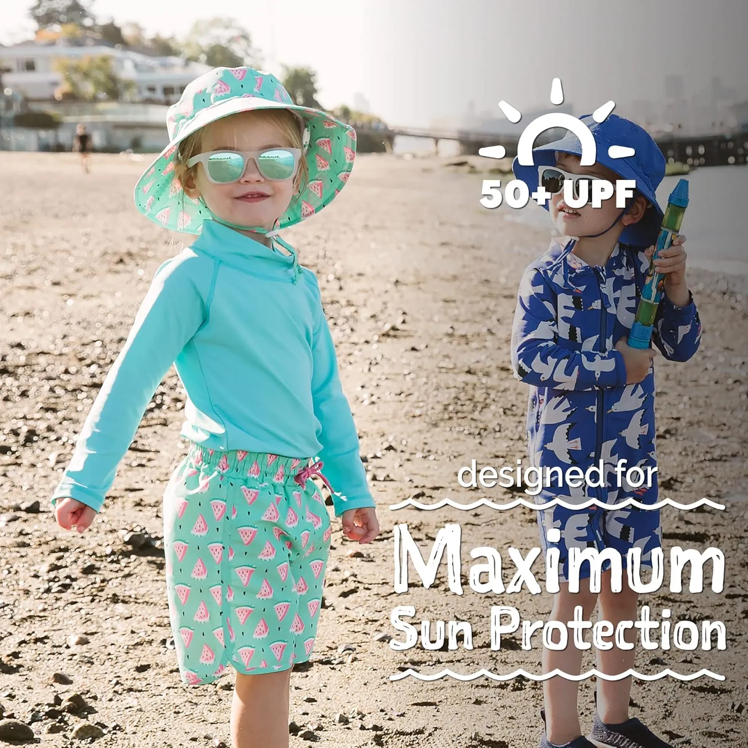 JAN & JUL UV Swim Shorts and Long Sleeve UV Shirt for Toddlers