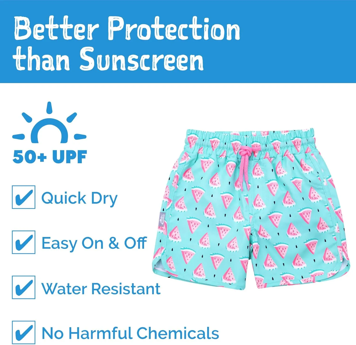 JAN & JUL UV Swim Shorts and Long Sleeve UV Shirt for Toddlers